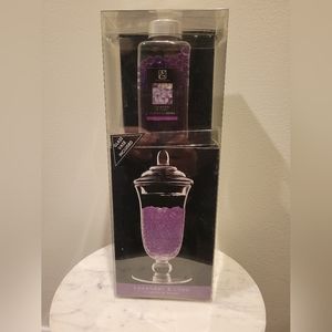 Elegant Expressions Lavender & Lilac Frangrance Beads with Vase